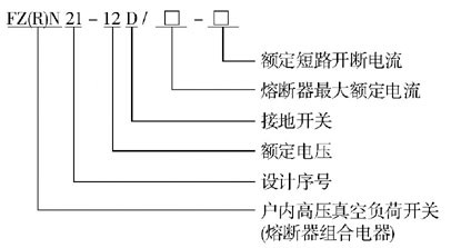 FZN21-12D/630-20KA真空負(fù)荷開(kāi)關(guān)含義